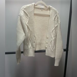 knitted cardigan